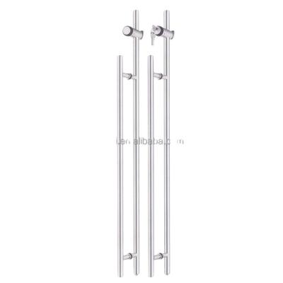 China Modern Stainless Steel Pull Locking Handles Locking Ladder Pull Handles For Sliding Doors Te koop