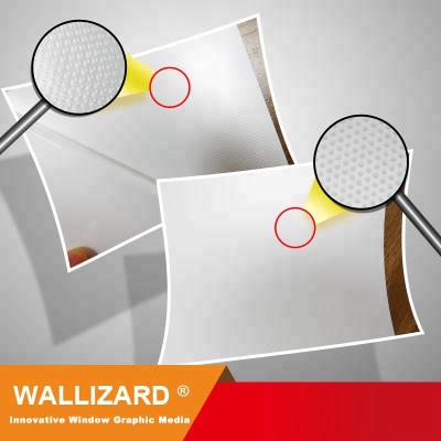 China Designed for short term application. Wallizard PET WL-PET115U1C9 UV Clear Window Static Film for sale