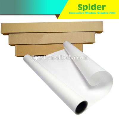 China Self Adhesive PVC Film SP-PVC120E1W6 Universal White Removable Film For Window Decoration for sale