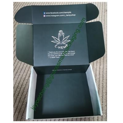 China Recycled Materials Customized Logo Hat Packaging Box Cosmetic Corrugated Cardboard Paper Shipping Boxes For Clothing Shoe Gift Listing Box for sale