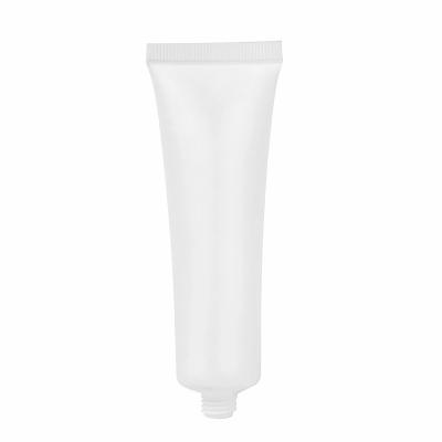 China Cosmetic Empty Cosmetic Round Squeeze Plastic Tube For Hand Cream Packaging Tube for sale