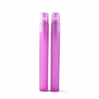 China 10ml Atomizer Pen Spray Bottle Empty Mini pp Cosmetic Plastic Perfume Bottle With Pump Sprayer for sale