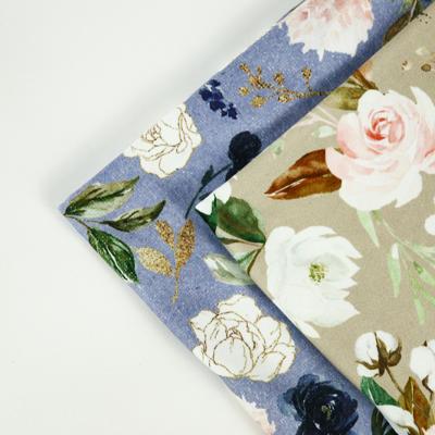 China Wholesale Best Breathable 100% Polyester Single Digital Printed Satin Fabrics Floral 100% Polyester Silk Fabric for sale