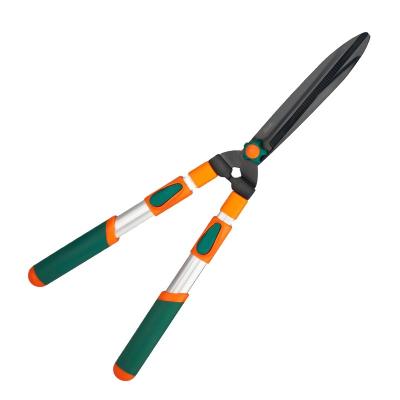 China FSC Factory Wholesale Price Telescopic Handle Oval Aluminum Handle Hedge Shears Shearing Shear for sale