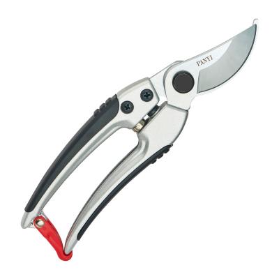 China Anti-Slip Handle Bypass Die Casts Aluminum Pruning Scissors For Household And Garden for sale