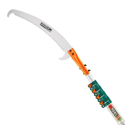 China Plum High Altitude Pole Saw Telescopic Sk5 Blade High Carbon Steel Non-Slip Handle Wooden for sale