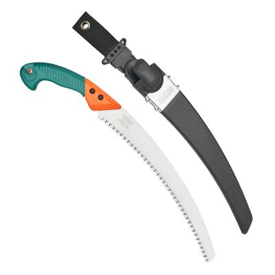 China Sk5 Blade High Carbon Steel Wood Pruning Saw Garden Saw With Plastic Sheath for sale