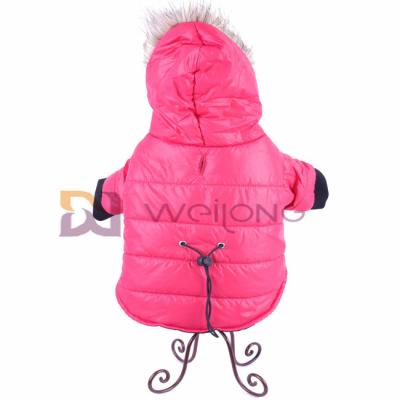 China Wattenbreuken die het Openen de hondbovenkleding vullen van Bonthood pet clothing hoodie polyester Te koop