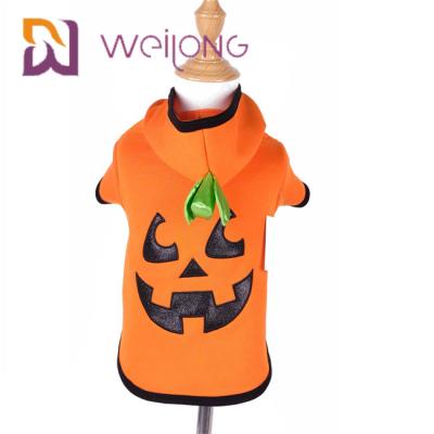 China Hoodie Cat Dog Clothes do cão de Autumn Embroidery Face Halloween Pumpkin à venda