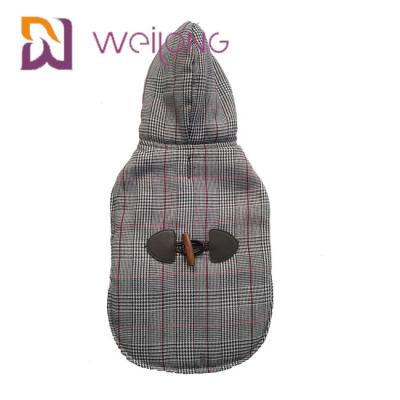 China Houdt de Houndstooth Geborstelde Winter van de Hondhoodies van de Tricotdouane Warm BSCI-Puppy Hoodie Te koop