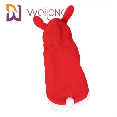 China Easter Bunny Costume Halloween Cosplay Rabbit Pet Hoodie 100% Polar Fleece For Cat Dog for sale