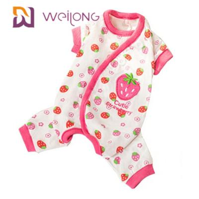 China Digital Print Customization Summer Xl Dog Pajamas Onesie BSCI / WMT / ISO9001 for sale