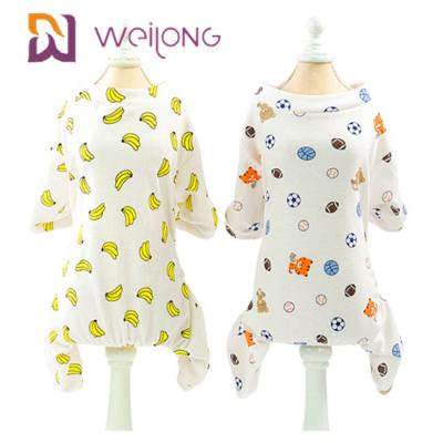 China Kweilong Full Customization Dog Cat Pet Holiday Pajamas Printed T - Shirt for sale