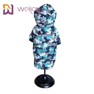 China Klitband het Openen de Hond Waterdichte Jumpsuit Mesh Lining van het Camouflagehuisdier Te koop