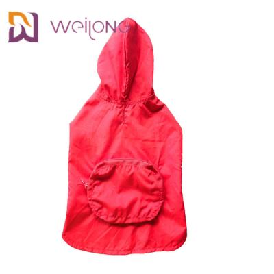 China Flausch-Öffnungs-Haustier-Regenmantel-Tasche Mesh Lining Xl Dog Raincoat zu verkaufen