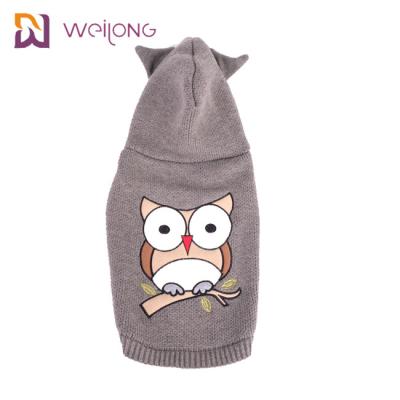 China De acryldoekhond Geborduurde Hoodie breit Huisdier Sweater Gebreide Cat Jumper Te koop