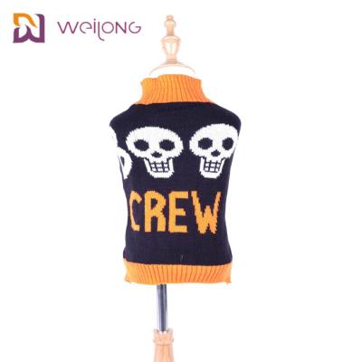 China Acryl-Halloween-Haustier-Kleidung fertigte BSCI strickt Haustier-Strickjacke besonders an zu verkaufen