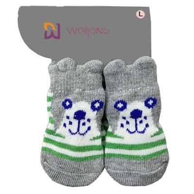 Chine Glissez non la chaussette protectrice pour le chien Paw Cotton Customized que le chien cogne pour cesser l'éraflure à vendre