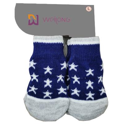 China KaiWeiLong-Baumwollespandex Cat Dog Socks To Prevent, die Tatzen leckt, streifen Art zu verkaufen