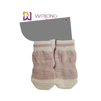 China Modelos que hacen punto de Paw Protection Dog Traction Socks del calcetín interior del perro en venta