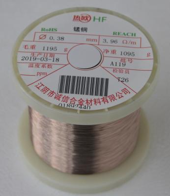 China 6J8 Manganin Precision Resistance Wire with Stable Resistance Across Temperature Fluctuations for sale