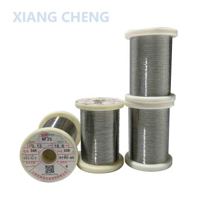 China SGS NF25 Ni60-65 PTC Nickel Mig Wire NiFe Alloy Wire For Electric Blanket for sale