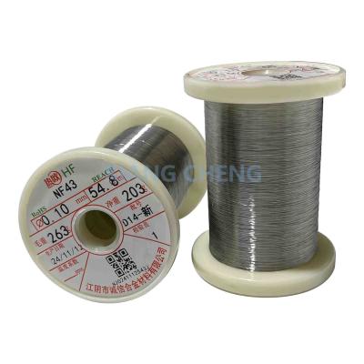 China NF43 PTC Ni-Fe Alloy Wire 45-50% Nickel Content for Temperature-Sensitive and Self-Regulating for sale