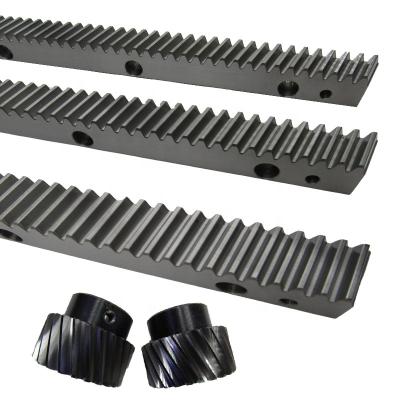 China Hotels DIN6 Steel Rack And Pinion For Laser Cutting Helical Rack for sale