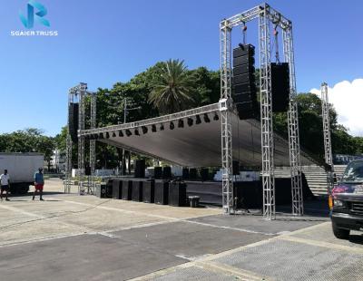 China Hotsales CE Used Events Rig 290x290mm CE TUV Certificated Spigot / Step Bolt Truss Aluminum for sale