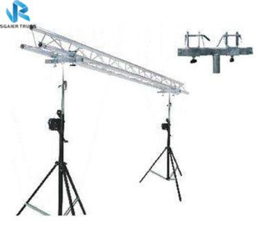 China Events / exhibition and so on 14' crank up stands with two 6.56' square aluminum truss for sale