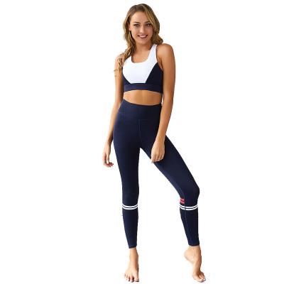 China Antibacterial Women's Yoga Set Sports Suits Leggings+Sports Bra Female Seamless Sportswear for sale