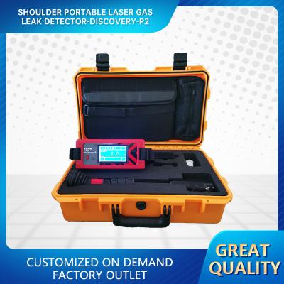 China Portable Laser Gas Leak Detector 1 PPM Accuracy For Natural Gas Pipeline zu verkaufen