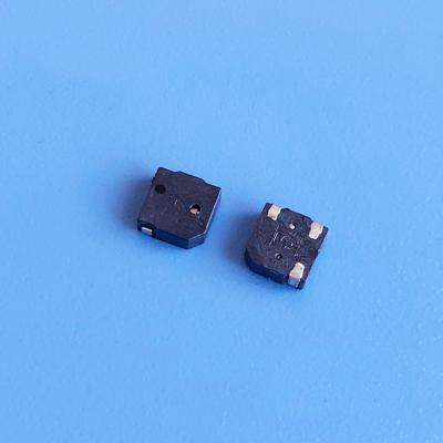 China LCP Plastic 5*2mm Ac 3V Black Micro SMD Electromagnetic Noise Magnetic Passive Buzzer for sale