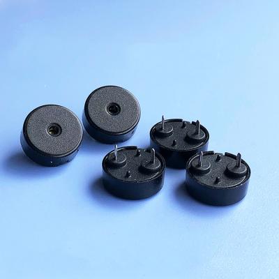 China PPO 12*5.5mm 12V 4000Hz Electromagnetic Passive AC Black Noise Magnetic Piezo Buzzer 5V for sale