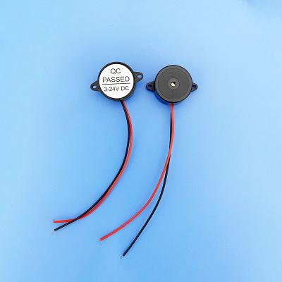 China DC 24V 90dB active Mini Piezo Buzzer With Wire micro 23*10mm 23*10mm for sale