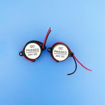 China 23*12mm 23*12mm DC 12V 24V Micro Active Min 80dB Mini Piezo Buzzer With Wire for sale