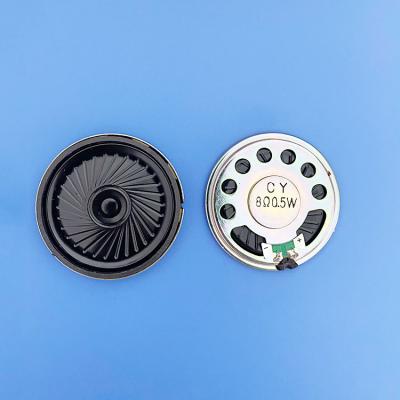 China Portable Player Speaker Audio Parts For Medical Audio Components 45mm 0.5W 8 Ohm Mylar Mic Speaker for sale