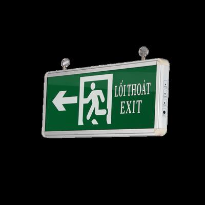 China Commerical Application Green Light Indoor Background Single Sided 6 Inch LED Emergency Exit Sign for sale