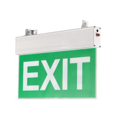 China 2022 Indoor Commerical Application Hot Sale Led Emergency Lighting Aluminum Acrylic Box Single Sided Exit Sign Light for sale