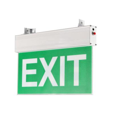 China Commerical Indoor Maintained Application 3W Led Rechargeable Emergency Lighting Exit Light Box for sale