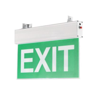 China Commerical Application Factory Indoor Wholesale Escape Light Emergency 24 Hours Running Man Arrow Emergency Led Exit Sign for sale