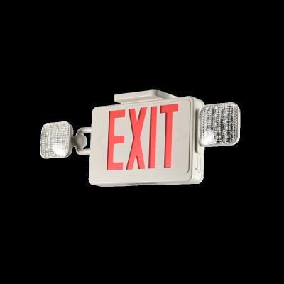 China Commercial/Office/Apartment Foshan Emergency Factory 2*3W Led Lights Exit Sign Power Supply Emergency Exit Mark for sale