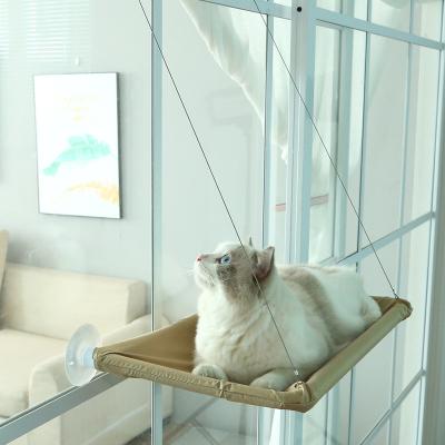 China Travel Amazon TV Product Cat Hanging Hammock Perch Bed Window Mounted Washable Cat Bed Large Luxury Pet Bed Wholesale for sale