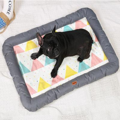 China Travel Amazon Hit Dropshipping Dog Cooling Mat Summer Cool Bed Pet Cool Bed Dog Cat Cooling Mat Pet Ice for sale