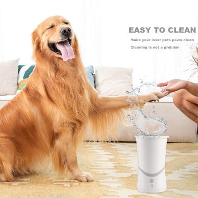 China Viable Maker Foot Washer Clean Cup Usb Charging Eco-friendly Silicone Automatic Pet Electric Dog Paw Cleaner for sale