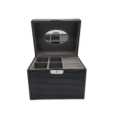 China Luxury Women Gift Box Packaging Premium Velvet Jewelry Box for sale