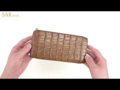 Crocodile Men‘s Long Wallets Purses