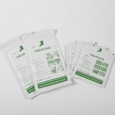 China Auflagen Vaselinee Gauze Dressing Paraffine Medical Gauze zu verkaufen