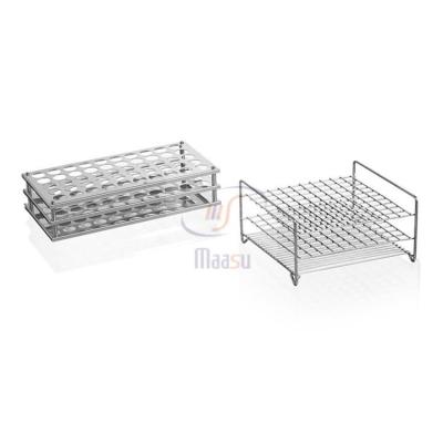 China 13mm 16mm 18mm 50 100 Hole Polypropylene Test Tube Rack for sale