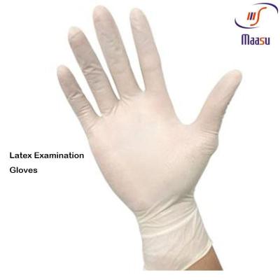 China Freier Latex-chirurgische Handschuhe des Pulver-EN455, Wegwerflatex-Arbeits-Handschuhe zu verkaufen